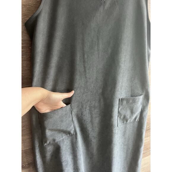 LL Bean Maxi Dress Women Plus 18 Minimalist Lagenlook Pockets Capsule Classic - Picture 2 of 9